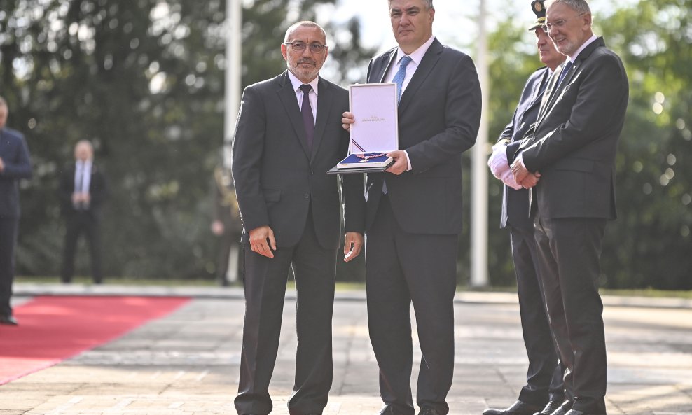 Svečani prijem povodom Dana policije u Predsjedničkim dvorima
