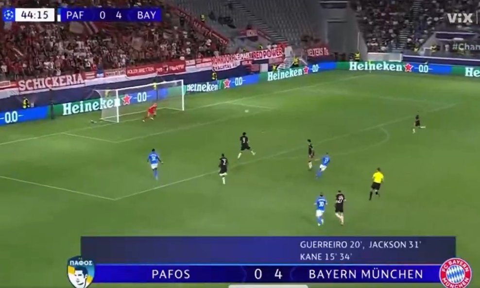 Mislav Oršić gol Bayernu