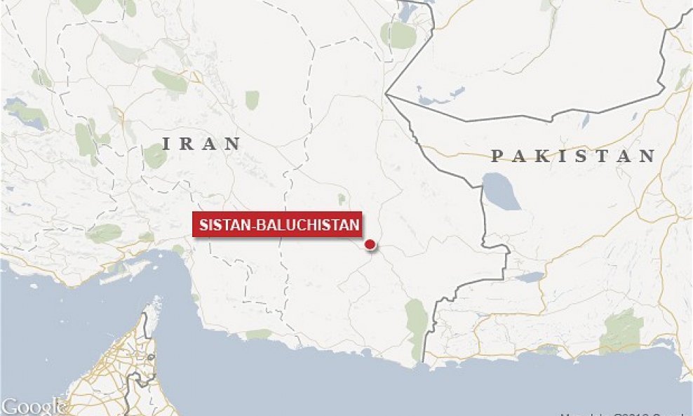 iran potres google