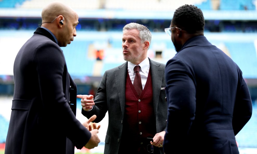 Slijeva Thierry Henry, Jamie Carragher i Micah Richards