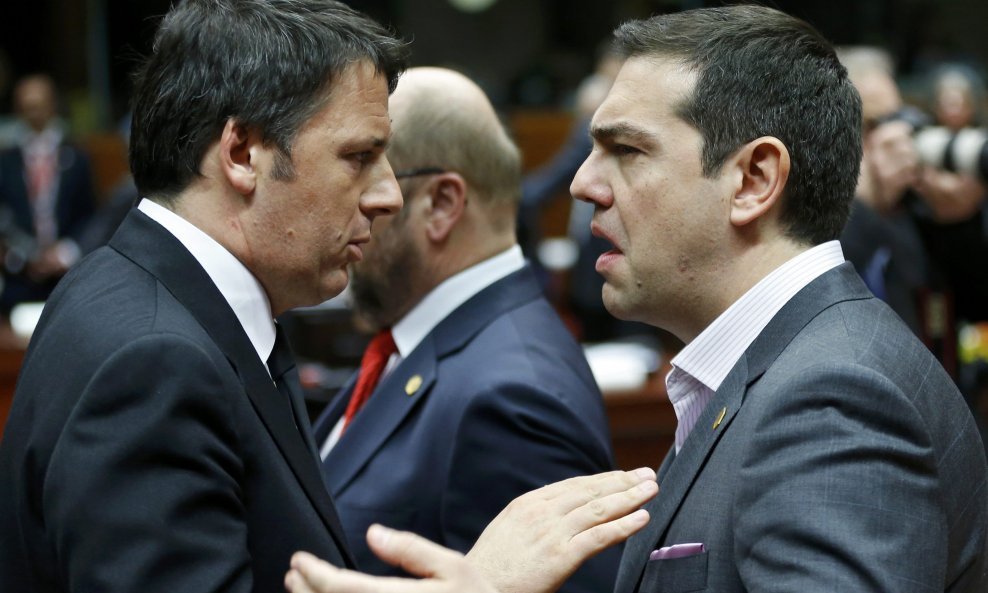 Matteo Renzi i Alexis Tsipras