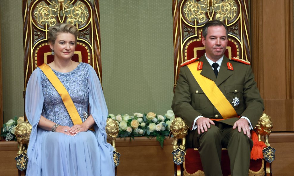 Stephanie, velika vojvotkinja od Luksemburga i Guillaume, veliki vojvoda od Luksemburga