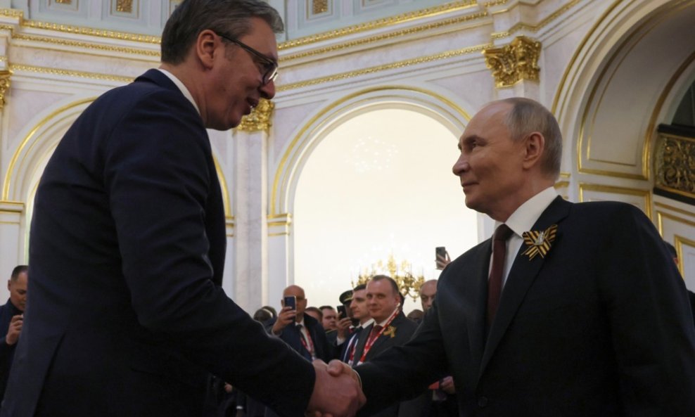 Aleksandar Vučić i Vladimir Putin