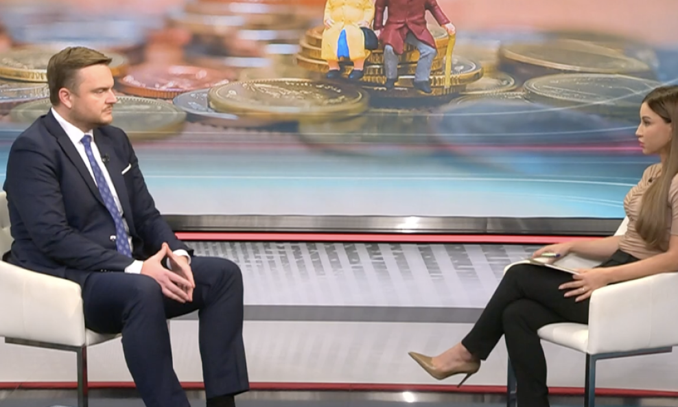 Marko Primorac i novinarka RTL-a Danas