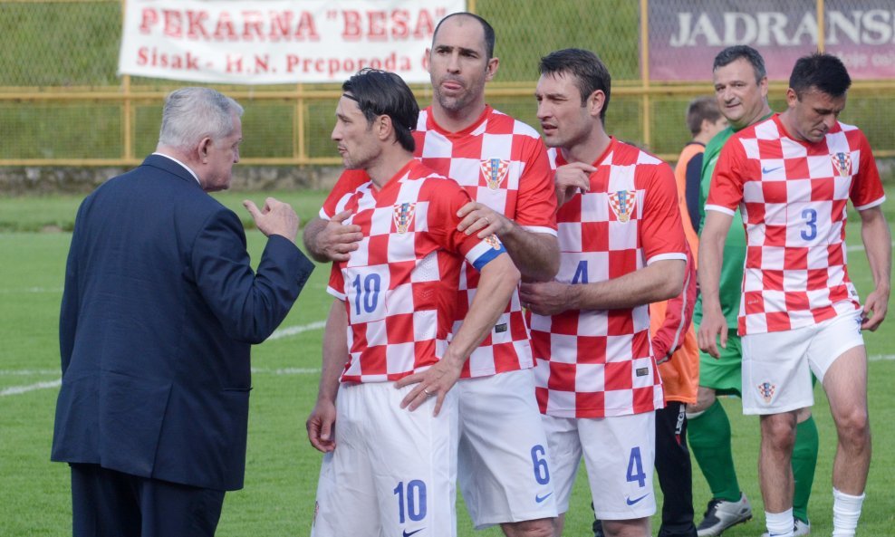 Niko Kovač i Igor Tudor (u prvom planu)