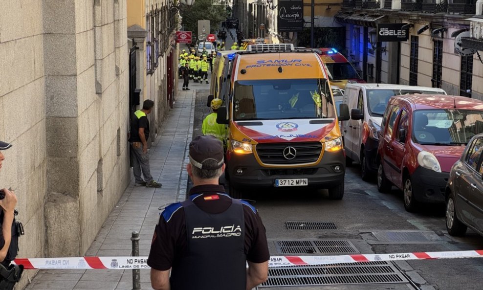 Urušila se zgrada u Madridu