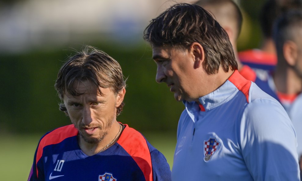 Luka Modrić i Zlatko Dalić