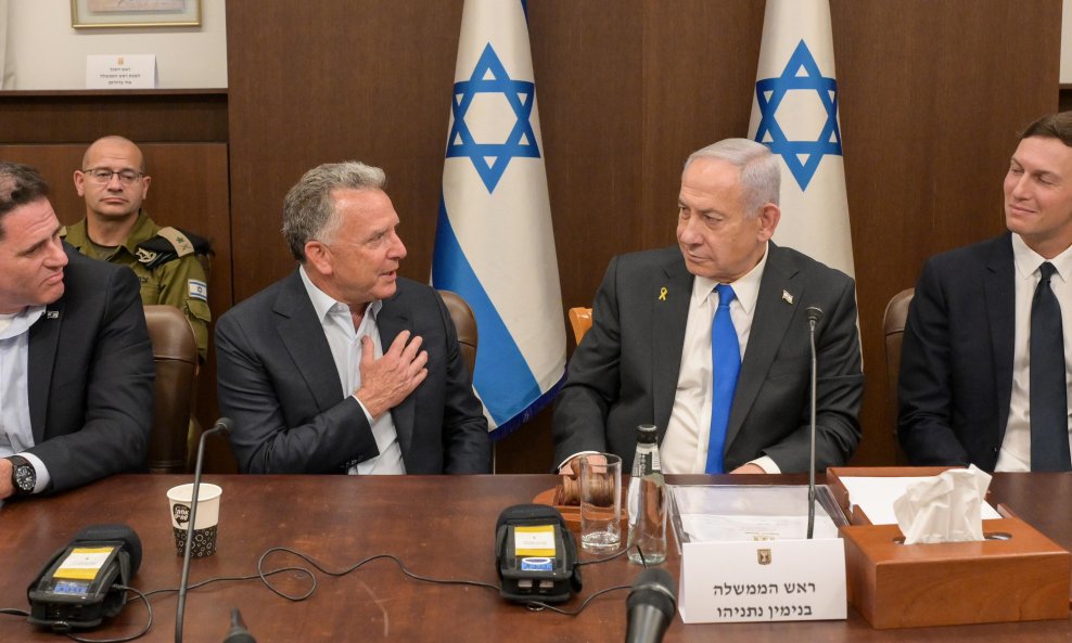 Izraelski premijer Benjamin Netanyahu na sastanku sa Steveom Witkoffom i Jaredom Kushnerom