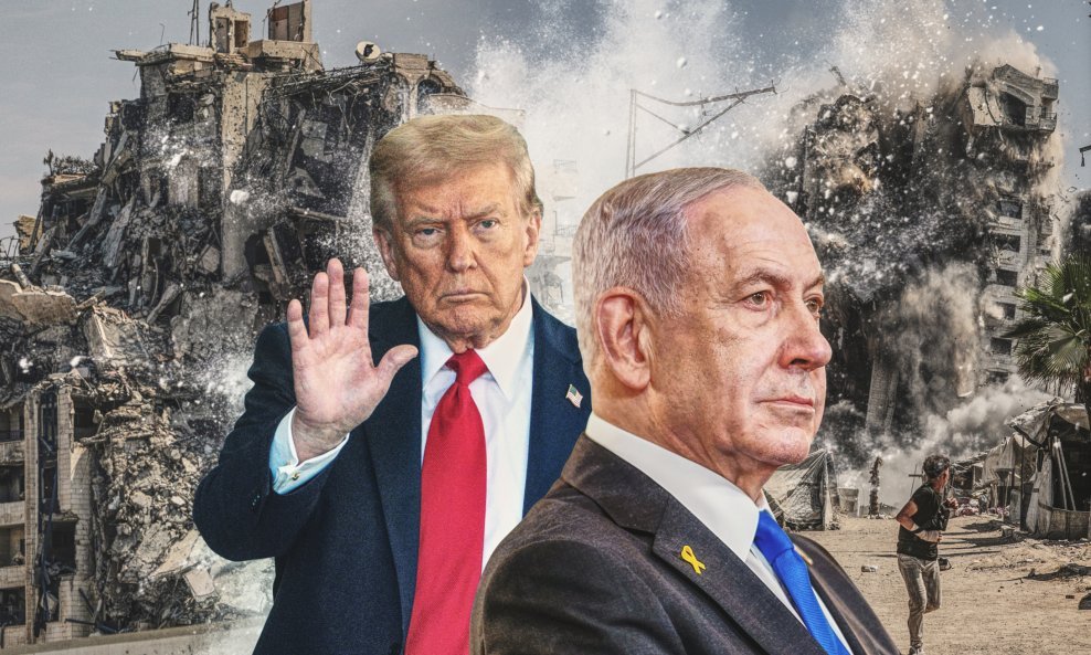 Donald Trump/Benjamin Netanyahu/Pojas Gaze