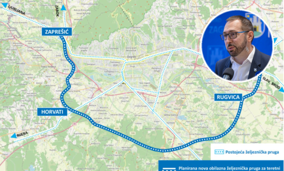 Gradi se željeznička pruga u Zagrebu