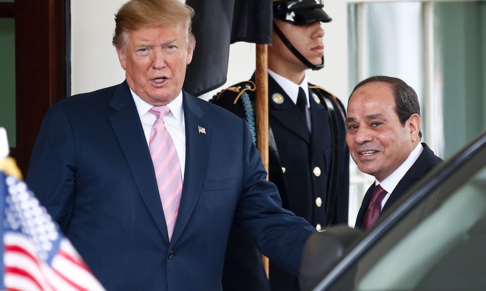 Donald Trump i Abdel Fattah al-Sisi - arhiva