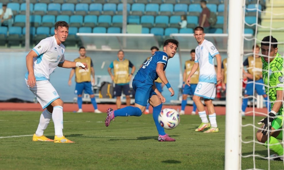 Detalj s utakmice San Marino - Cipar