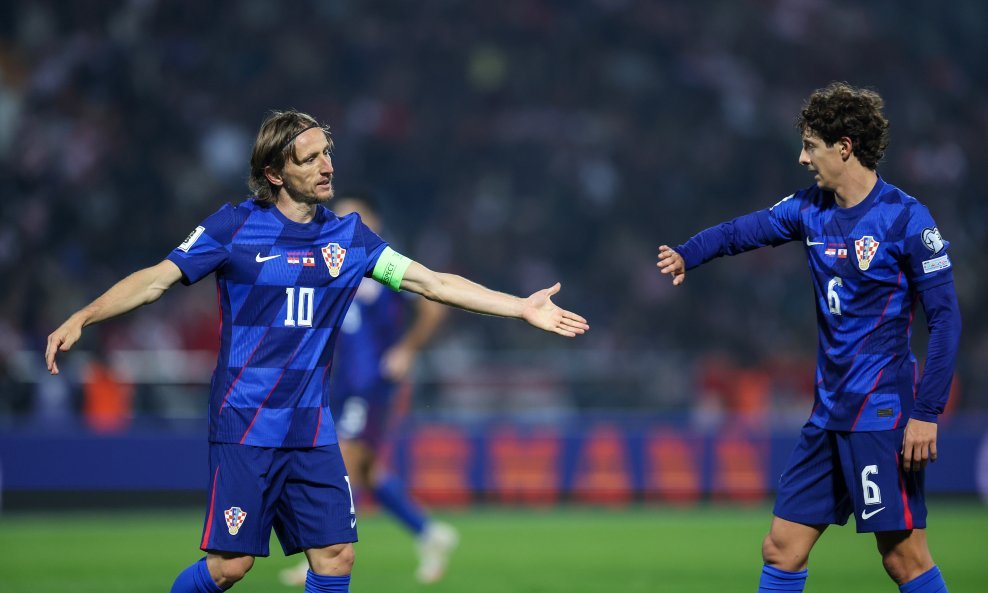 Luka Modrić i Domagoj Bradarić