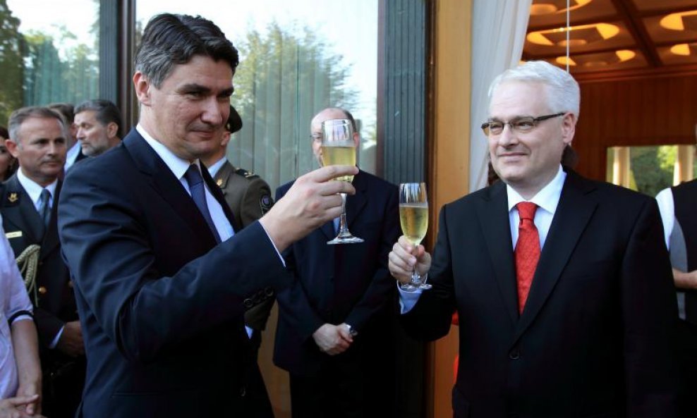 Zoran Milanović Ivo Josipović šampanjac