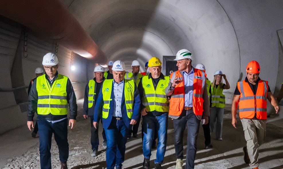 Vučevica: Župan Blaženko Boban i Ivica Budimir obišli su Sjeverni dio Portala tunela Kozjak
