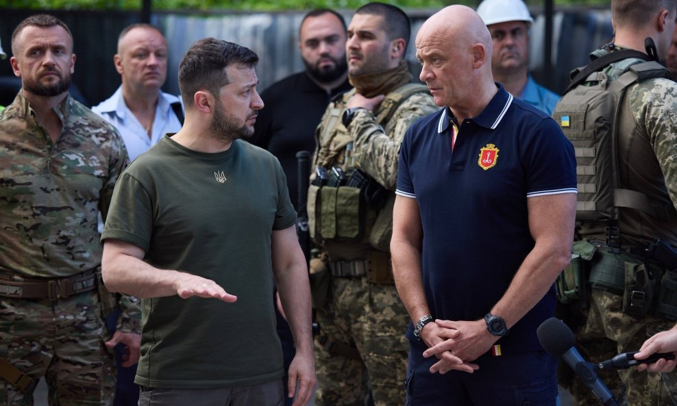 Volodimir Zelenski i Genadij Truhanov