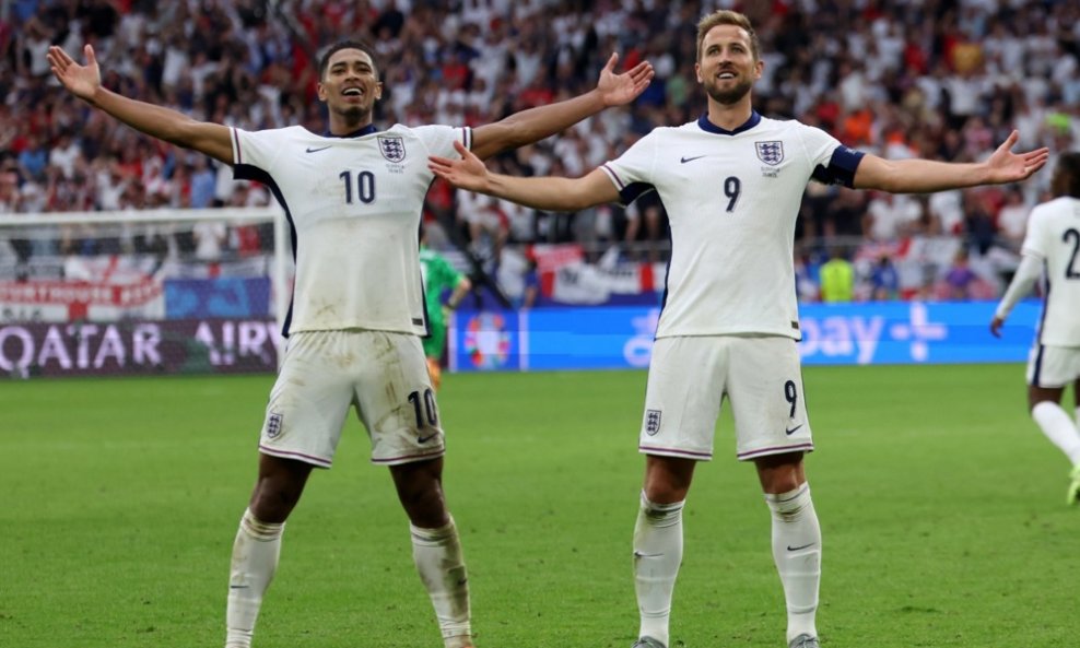 Jude Bellingham i Harry Kane Engleska