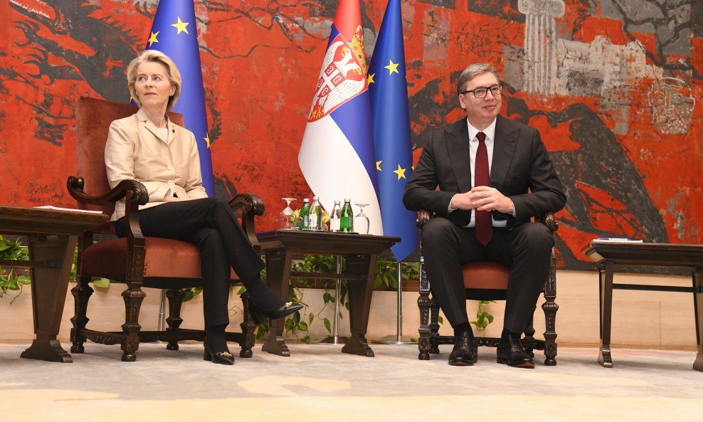 Ursula von der Leyen i Aleksandar Vučić