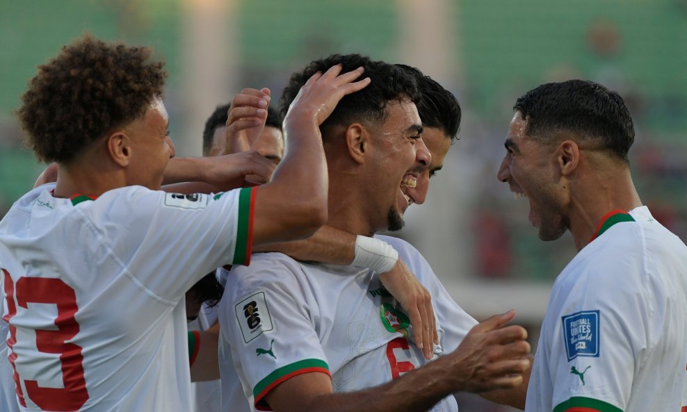 Slavlje igrača Maroka