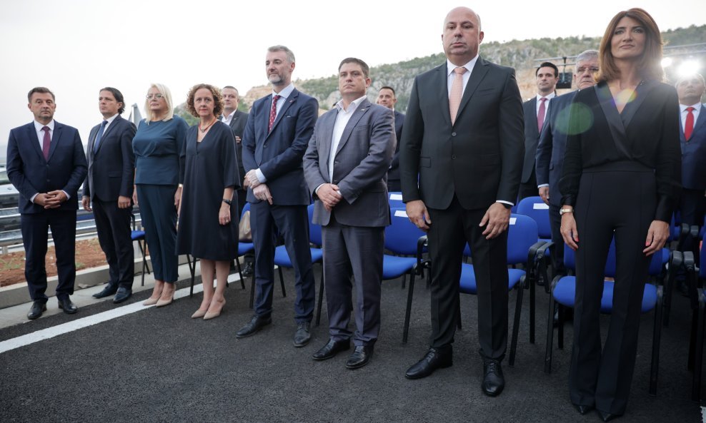 Oleg Butković i ministrica prometa BiH Andrijana Katić na jednom od ranijih otvaranja novih prometnica u Mostaru