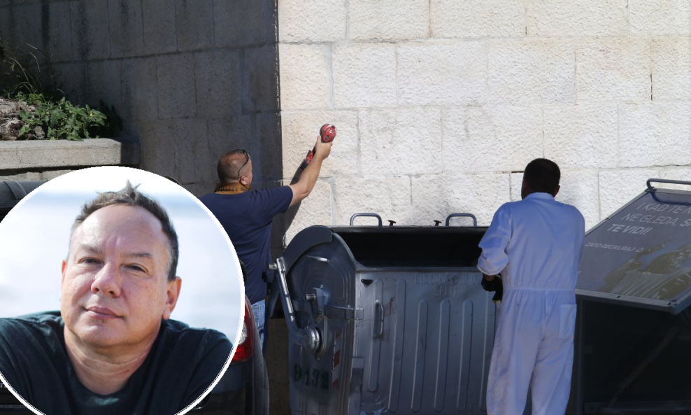 Na fasadi zgrade Jurice Pavičića osvanuo je uvredljiv grafit koji će ukloniti stanari (ilustracija)