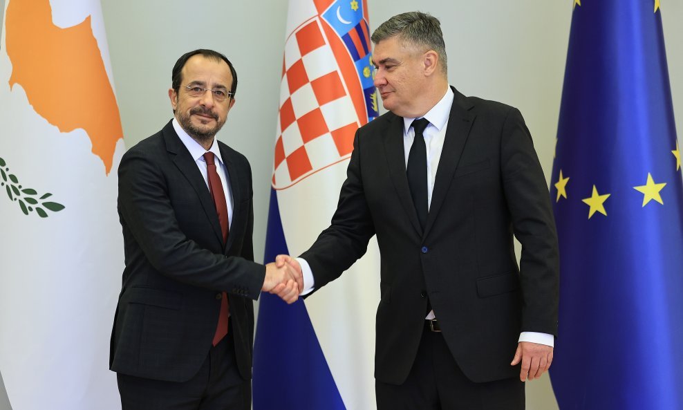 Zoran Milanović i ciparski predsjednik