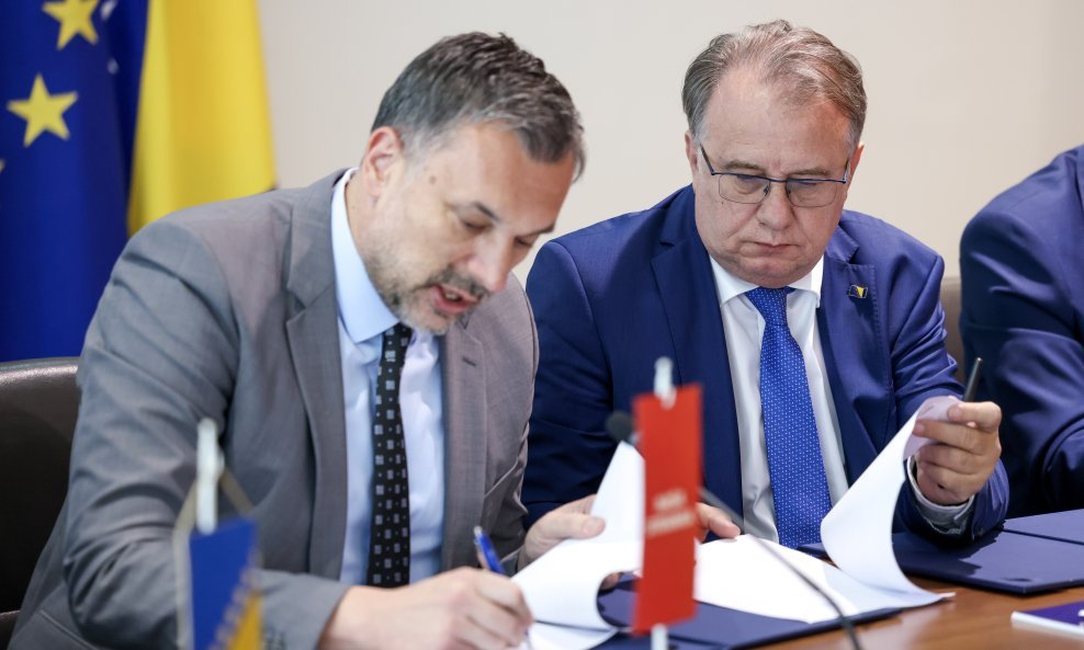 Ministar vanjskih poslova BiH Elmedin Konaković (lijevo) i Nermin Nikšić (desno), ilustracija