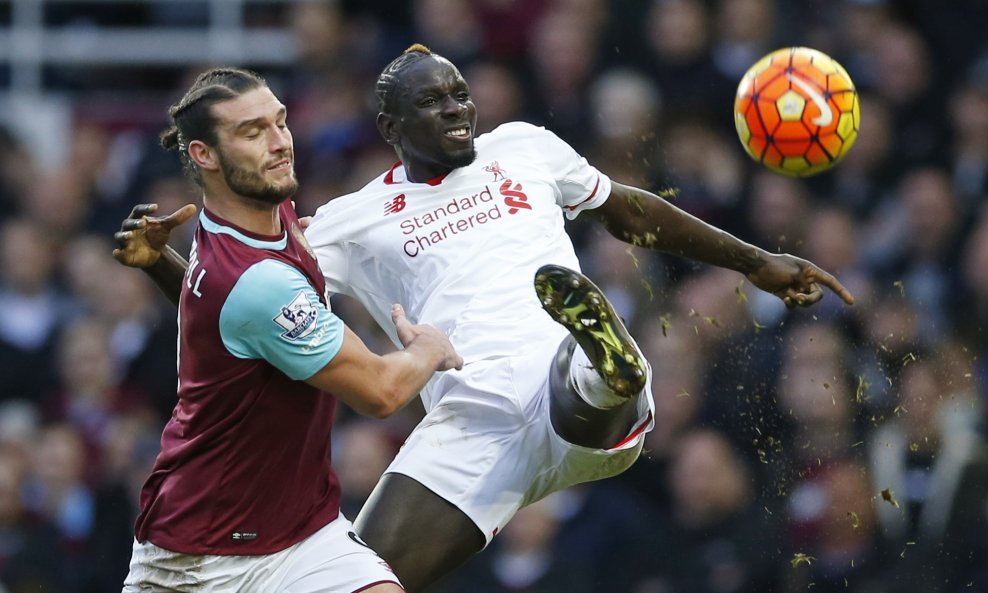 Mamadou Sakho (desno) i Andy Carroll