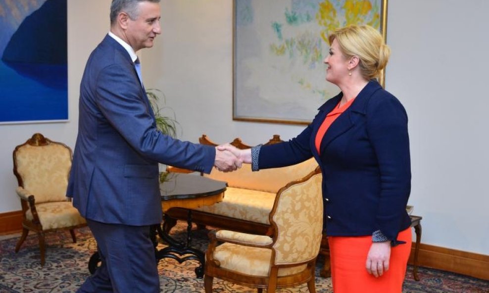 Kolinda Grabar Kitarović i Tomislav Karamarko