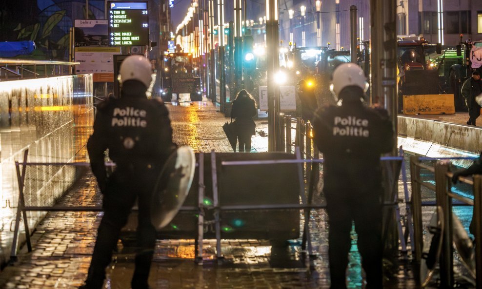 Policija u Bruxellesu, ilustracija