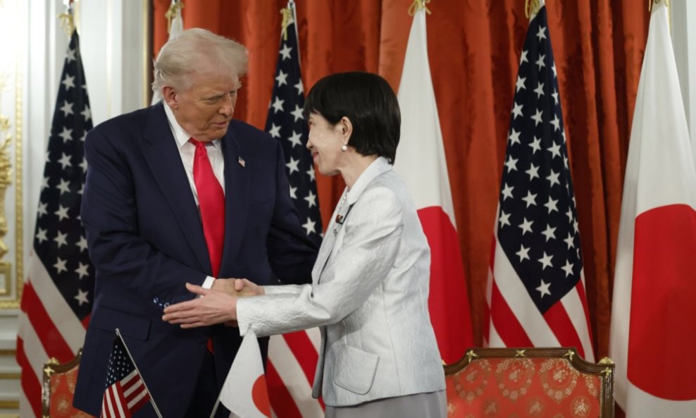 Donal Trump i Sanae Takaichi