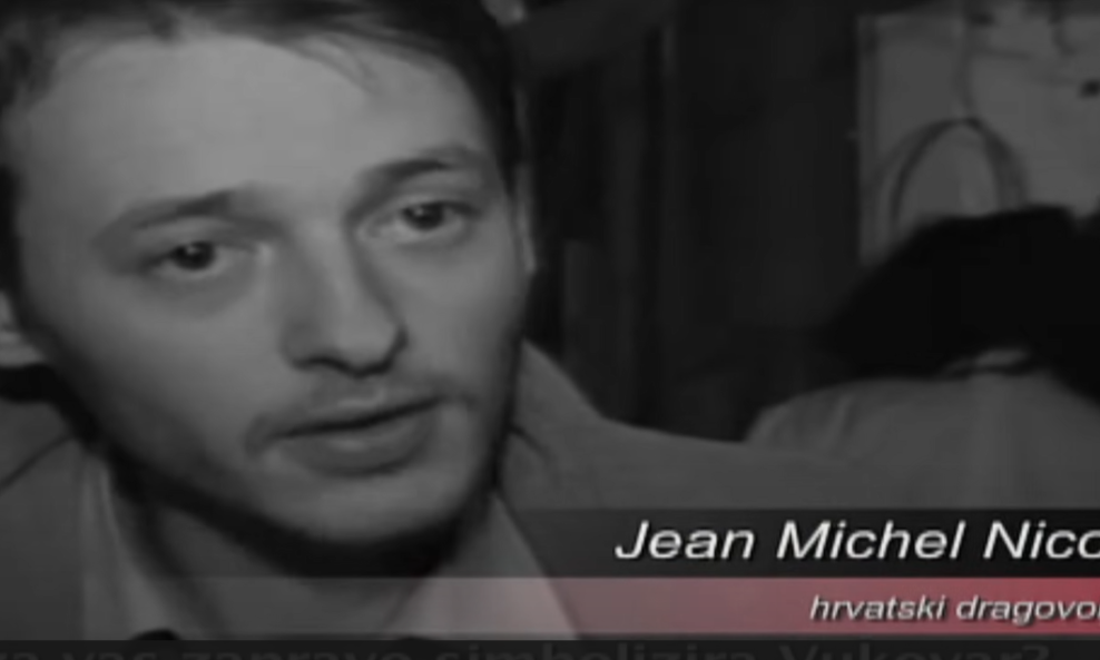 Ja sam kao dragovoljac došao u Vukovar. To je moj izbor, i u dobru i u zlu, kazao je Nicolier 1991.