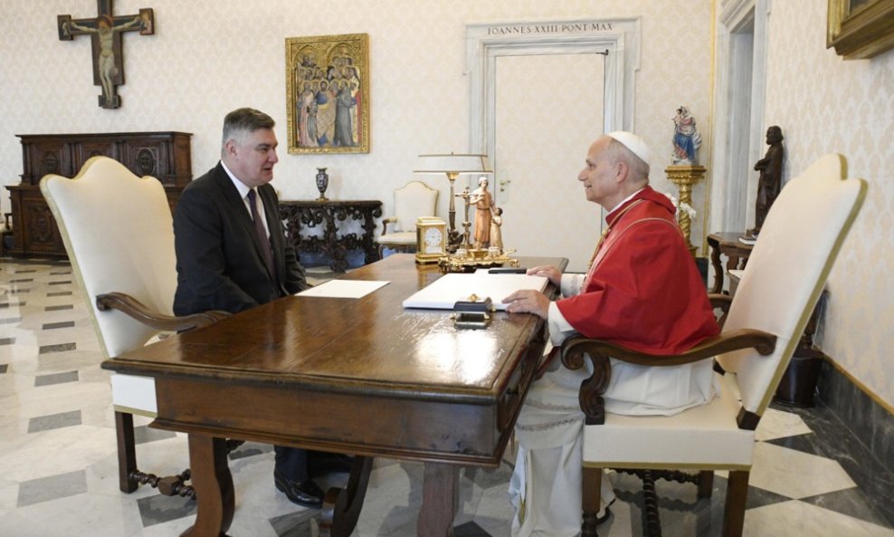 Milanović u posjetu Svetoj Stolici