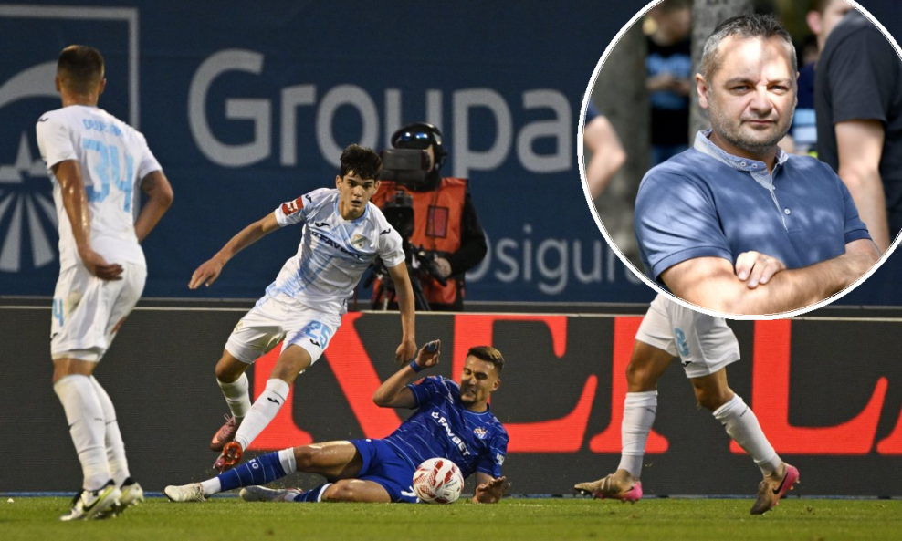 Dinamo - Rijeka / Hrvoje Štrok (u krugu)