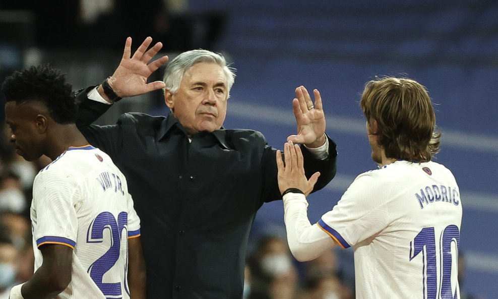 Carlo Ancelotti i Luka Modrić