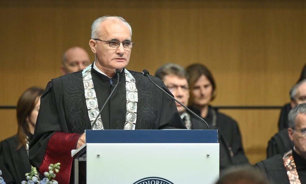 Rektor Sveučilišta u Zagrebu Stjepan Lakušić