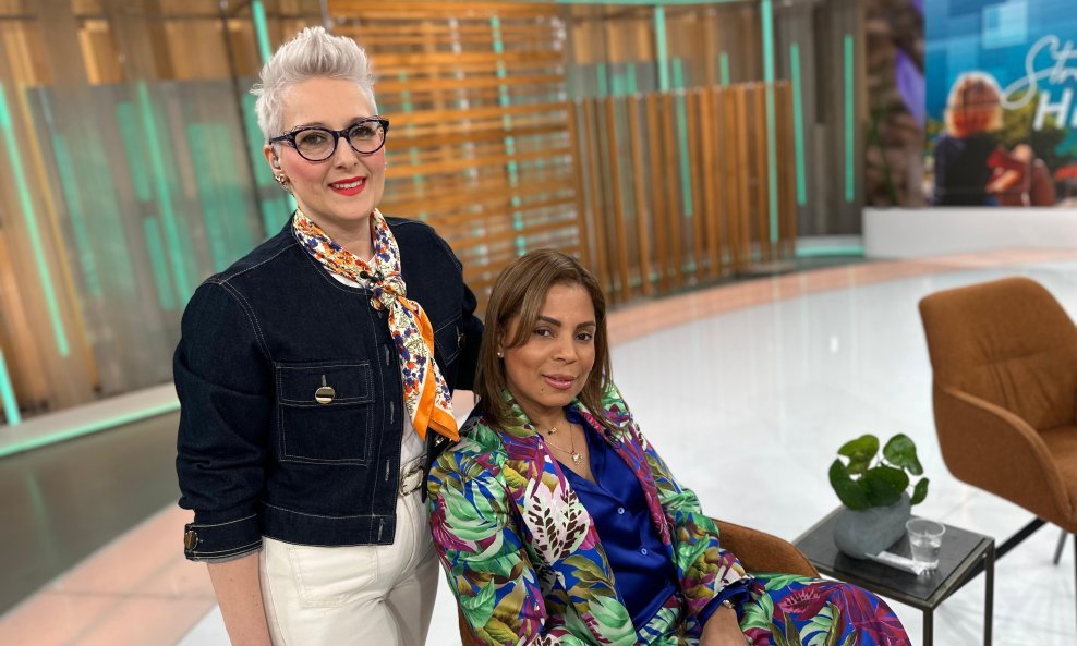 Ivana Vilović s jednom od gošći u rubrici 'Stranci u Hrvatskoj'