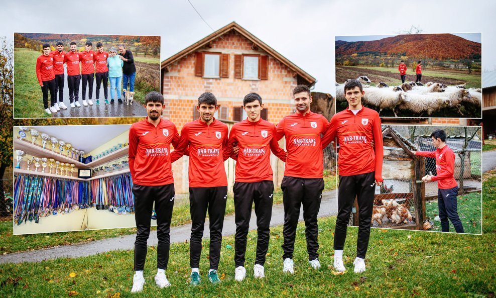 Braća Narančić: Zoran (21), Goran (21), Đorđe (19), Dragan (19) i Nemanja (29)