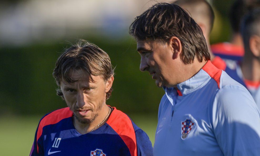 Luka Modrić i Zlatko Dalić