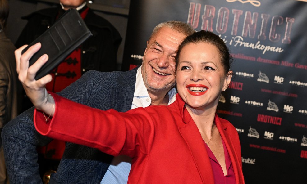 Sandra Bagarić sa suprugom