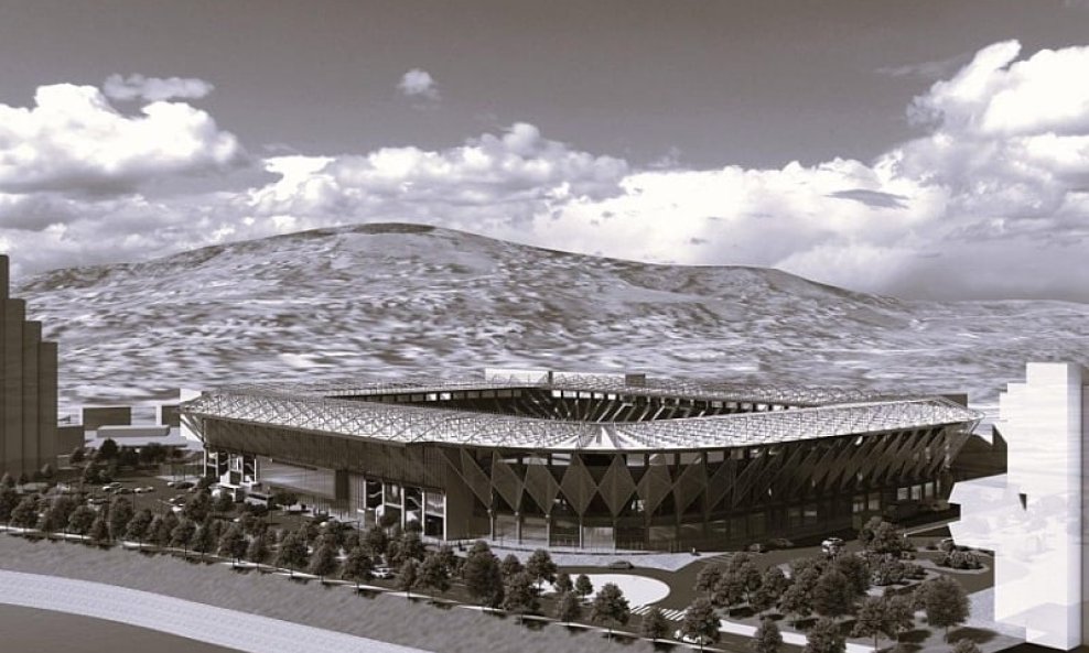 Idejni projekt stadiona u Zenici