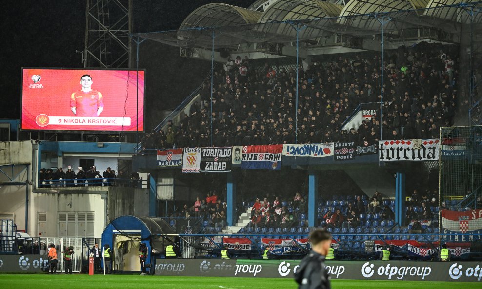Hrvatski navijači u Podgorici