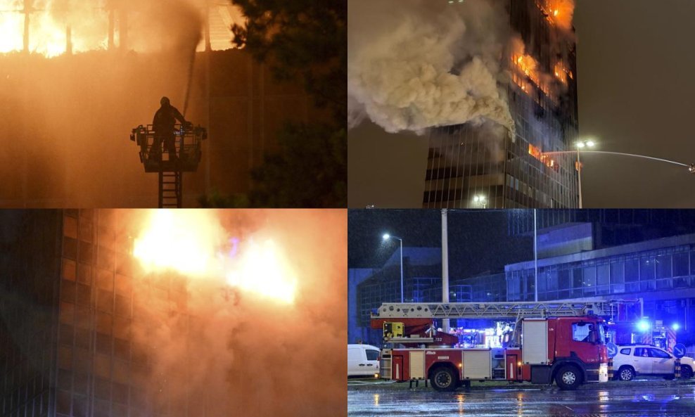 Požar u Vjesnikovom neboderu