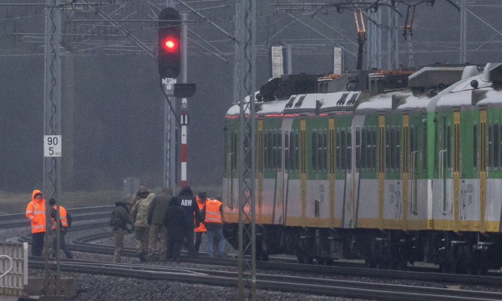 Diverzija na pruzi u Poljskoj
