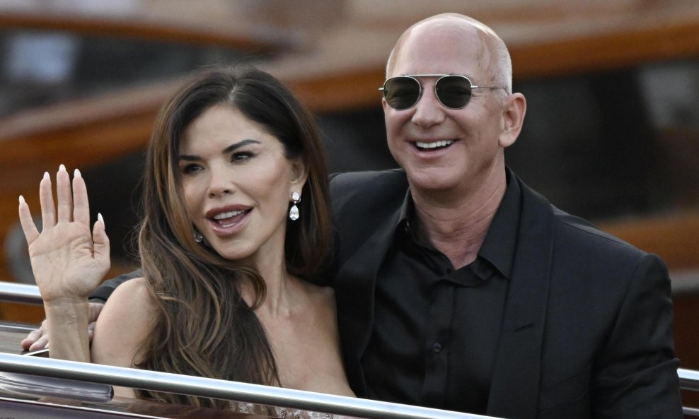 Lauren Sanchez i Jeff Bezos