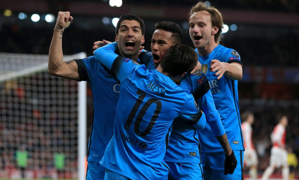 Rakitić, Messi, Neymar i Suarez