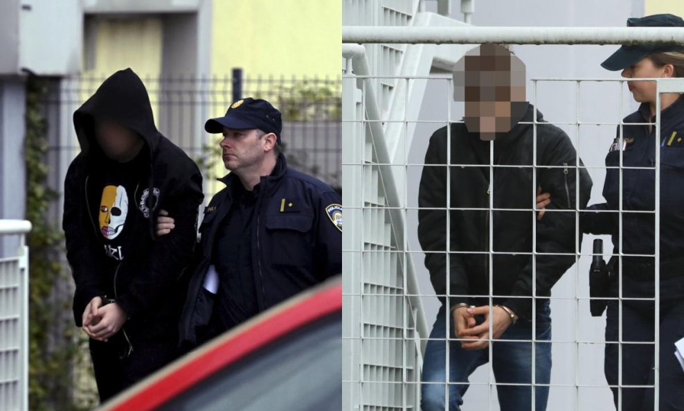 Privođenje tinejdžera koji su zapalili Vjesnik