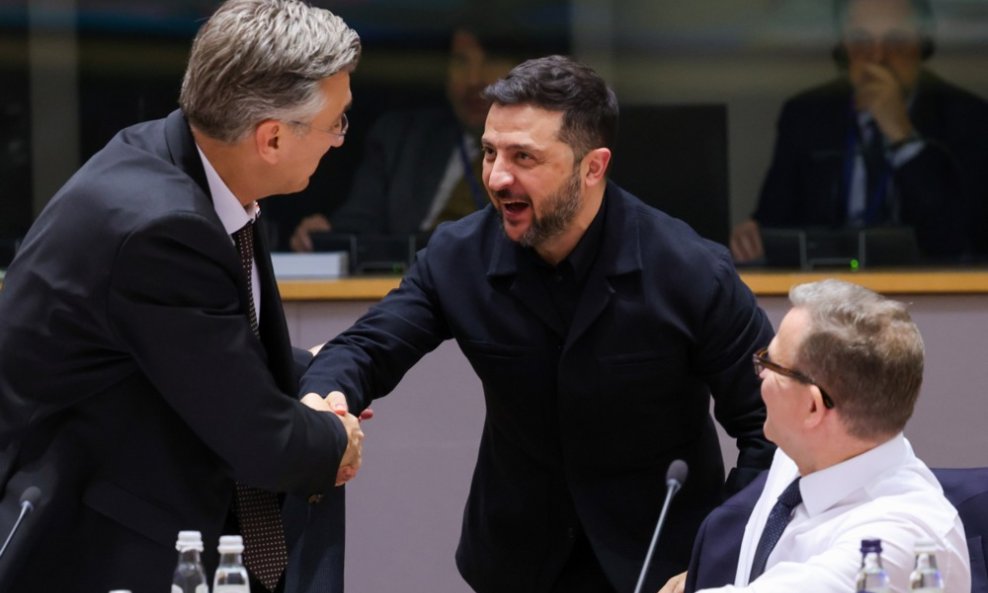 Andrej Plenković i Volodimir Zelenski