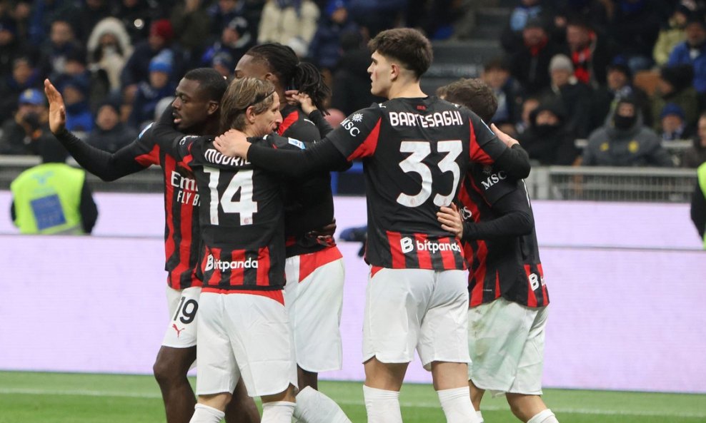 Slavlje igrača Milana