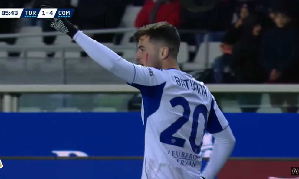 Martin Baturina slavi pogodak